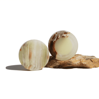 Solid Perfume in Keepsake Onyx Jar Alcohol-Free